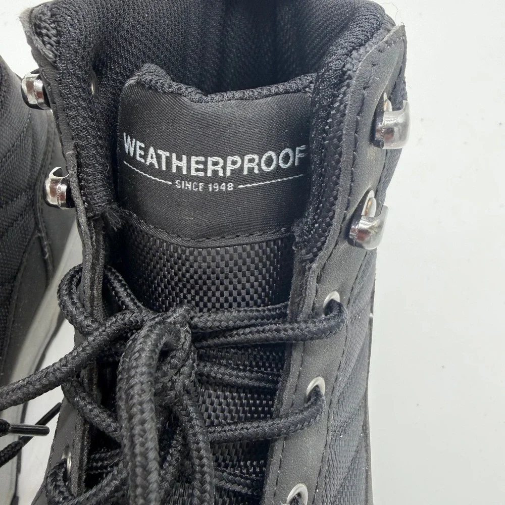 Weatherproof Stoll Cold Mens Black Winter Hiking Boots 1800418 Size 9M